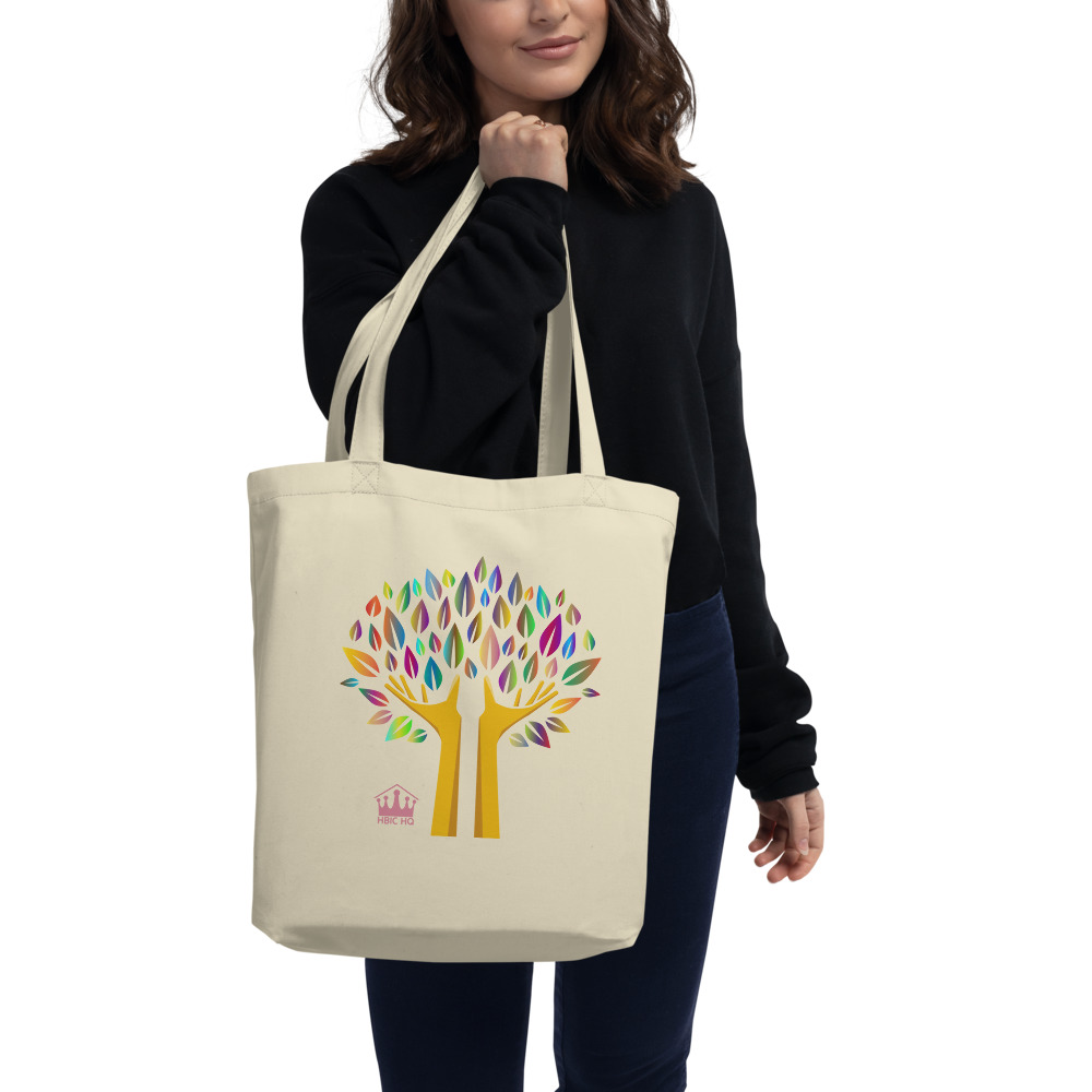 Rooted in Community Eco Tote Bag - HBIC HQ Foundation